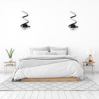 Lampada Led Spring Up App829-w Black Matt