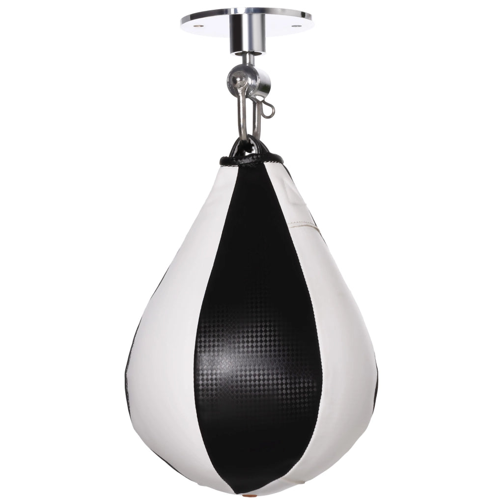 Sacco da boxe per adulti con base rotante 360¡ã ¨C zephmum ¨C nero e bianco