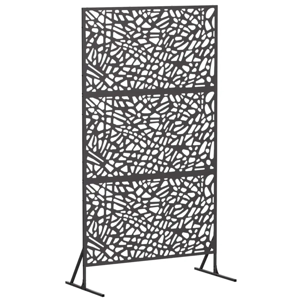 Schermo per Privacy 100 x 50 x 180 cm Acciaio Nero 8013405