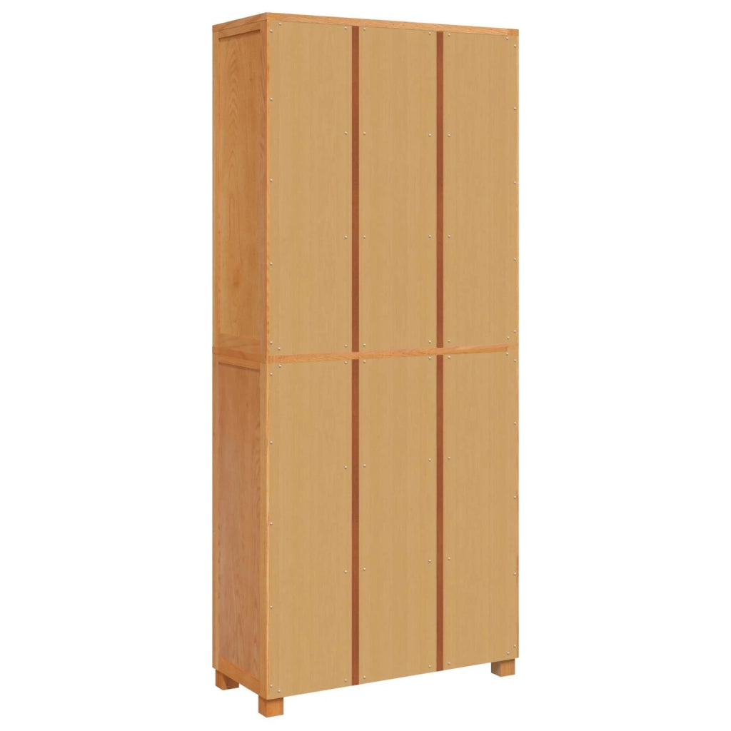 Set di Mobili per Magazzino con lo scaffale 2 pcs Naturale