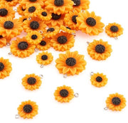 Hangers per fiore di zinnia 40 pezzi - 4 modelli - trasparenti - per creare gioielli - materiale sicuro - ideali per collane/bracciali