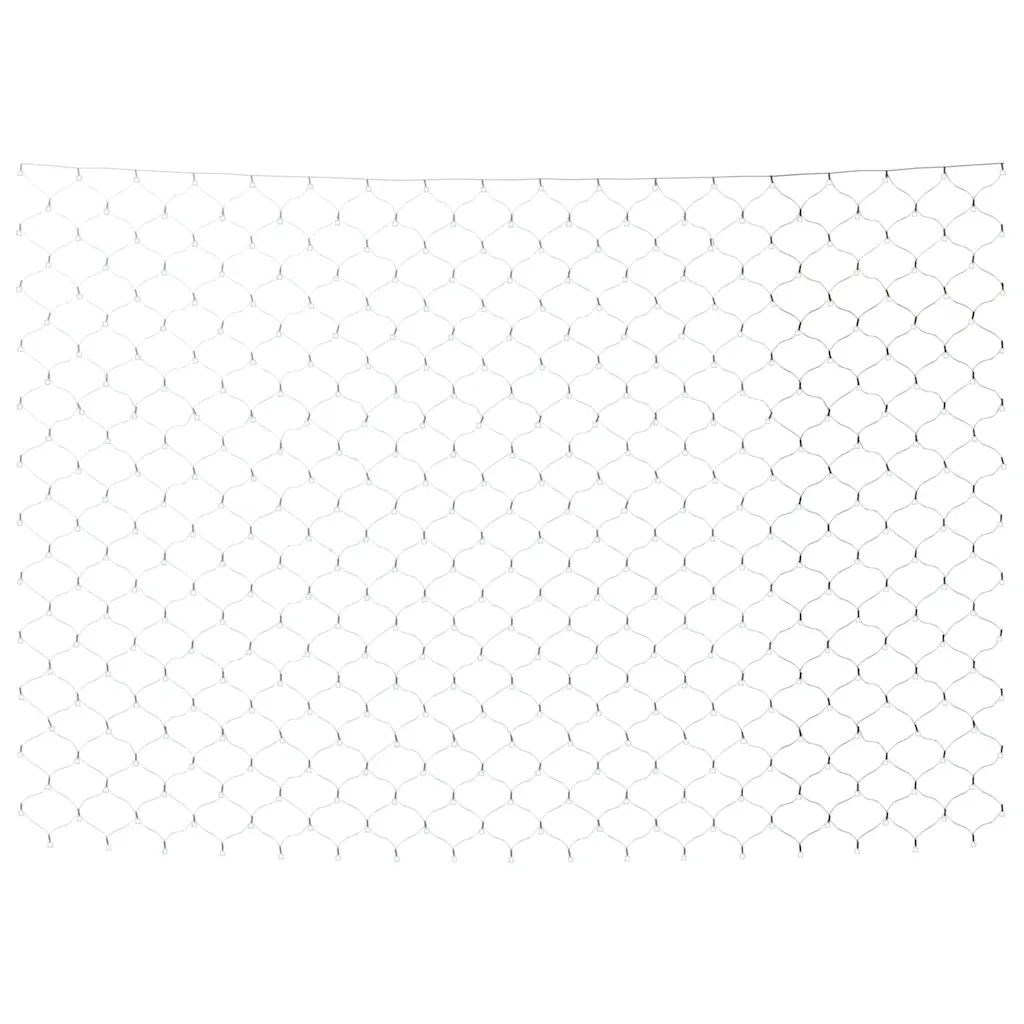 Luci di Natale Rete Bianco Freddo 3x2m 204 LED Interni Esternicod mxl 126225