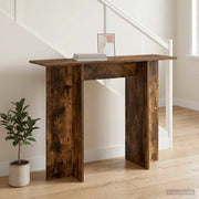 Tavolo consolle Quercia Affumicata 100 x 30 x 75 cm 8001171