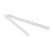 Portasalviette a snodo da muro in ottone e Cromall PI23 Gedy serie PIRENEI Bianco Opaco