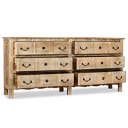 Credenza in Legno Massello di Mango 200x40x90 cm 243986