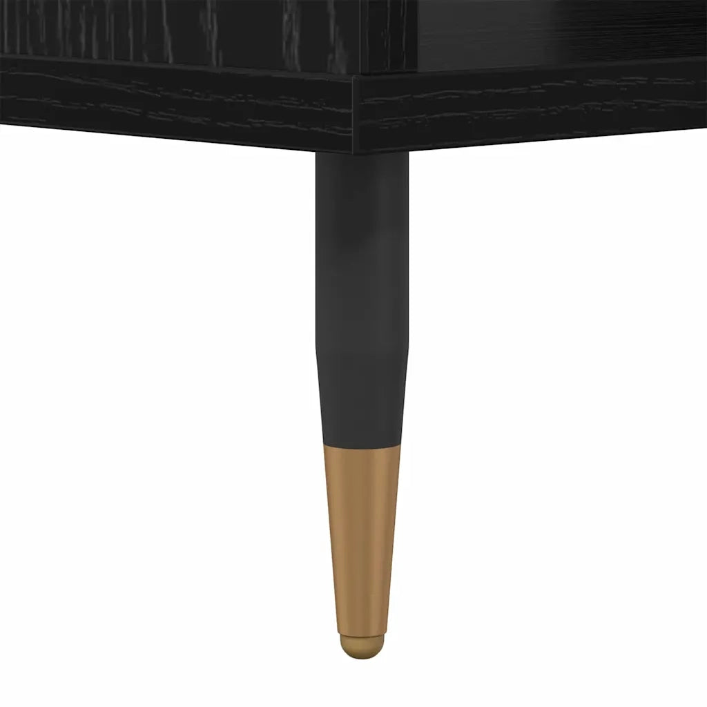 Tavolino da salotto Rovere nero 60 x 50 x 40 cm 879608
