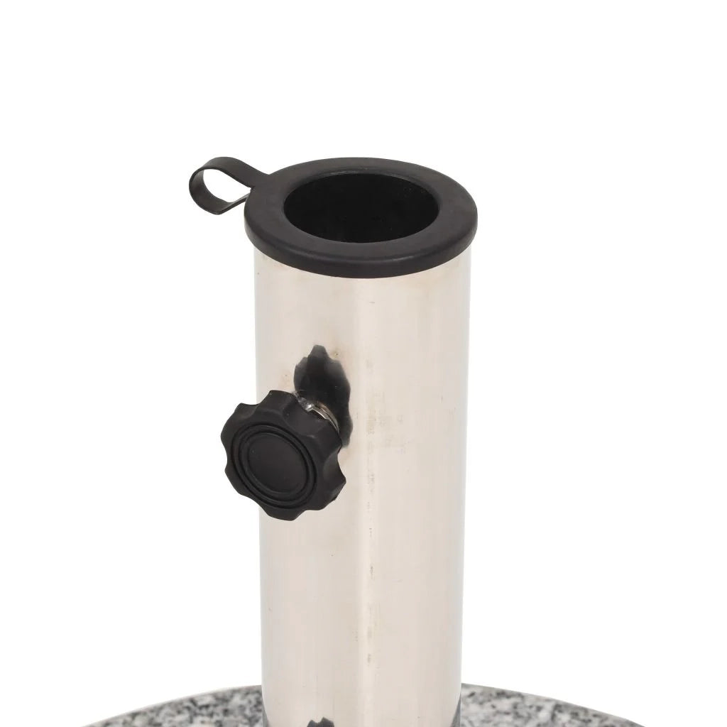 Base per ombrellone finitura granito tubo tondo in acciaio inox 22 kg 2202092
