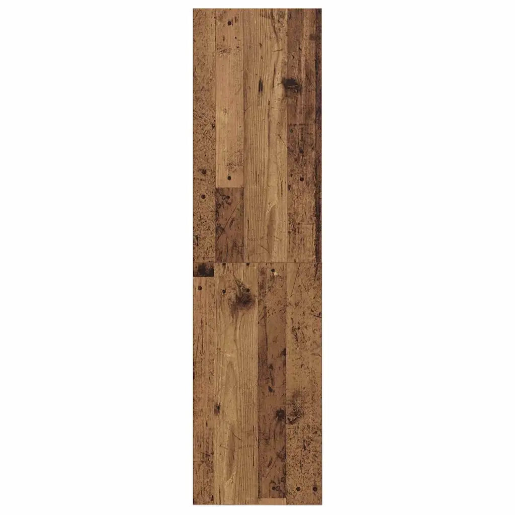 vidaXL Mobile TV da Muro Legno vecchio 37 x 37 x 142.5 cm