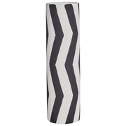 Vaso di fiori Bianco e nero Gres Decorazione per interni Pezzo di design moderno Impermeabile