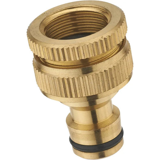 PRESA RUBINETTO INNESTO RAPIDO OTTONE TUBO ACQUA GIARDINO 3/4"+RID. 1/2 IL CAMPO 43916