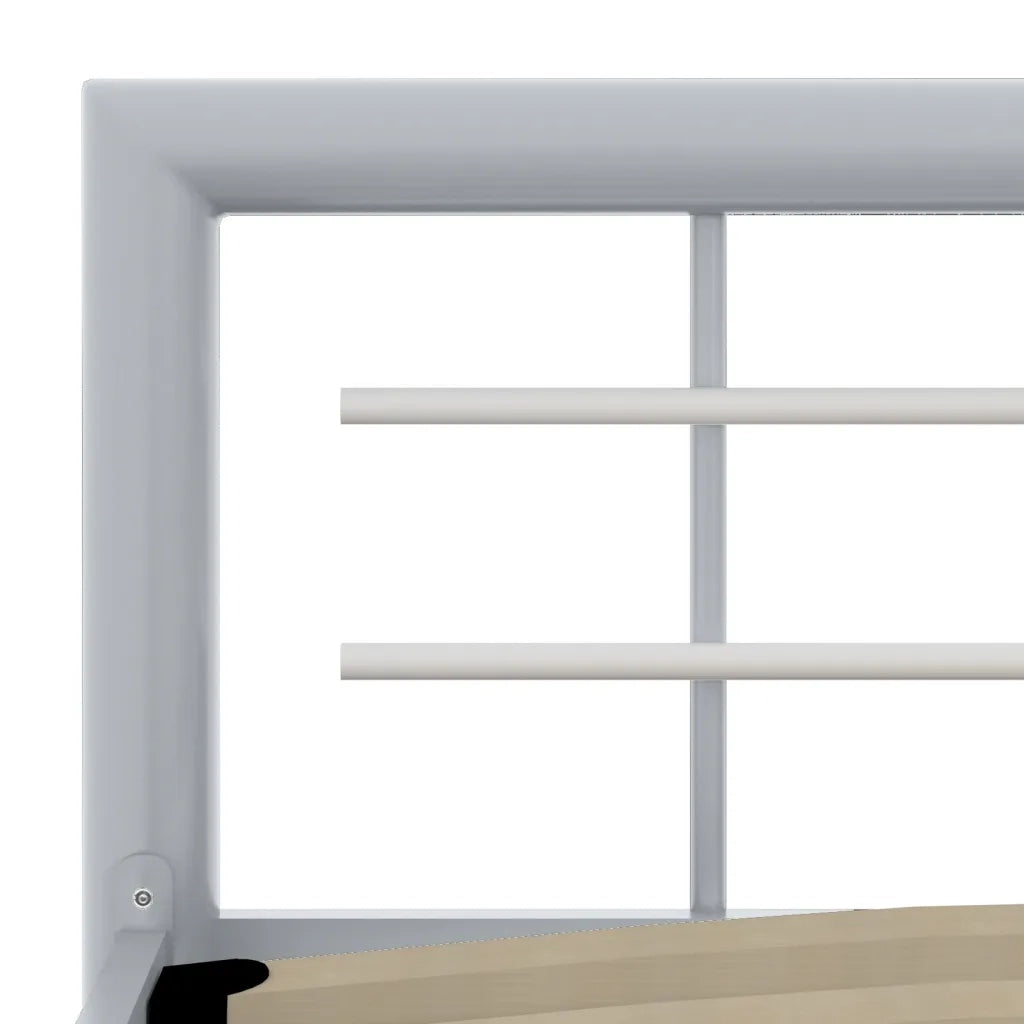 Giroletto Grigio e Bianco in Metallo 180x200 cm 284561