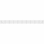 Recinzione da Giardino | Recinzione Metallica con Flangia Antracite 1,6x25 m