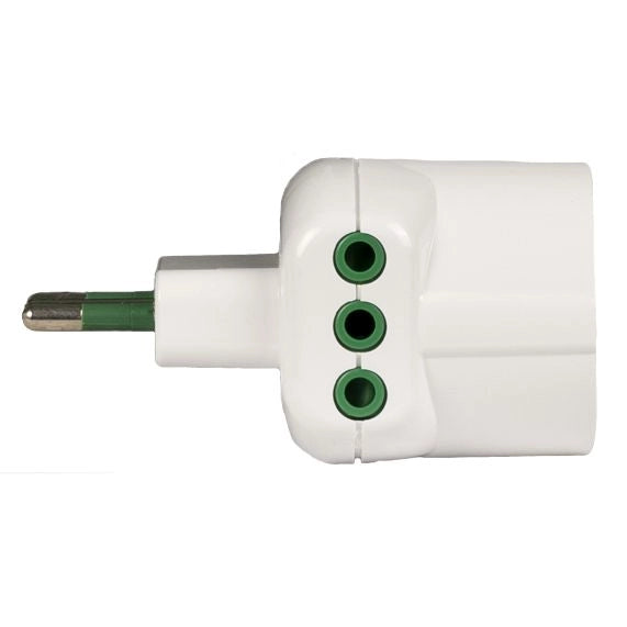 FME 82.210 ADATTATORE 10A 2P+T A 2 PRESE + SCHUKO- FANTON- 1,0 pz