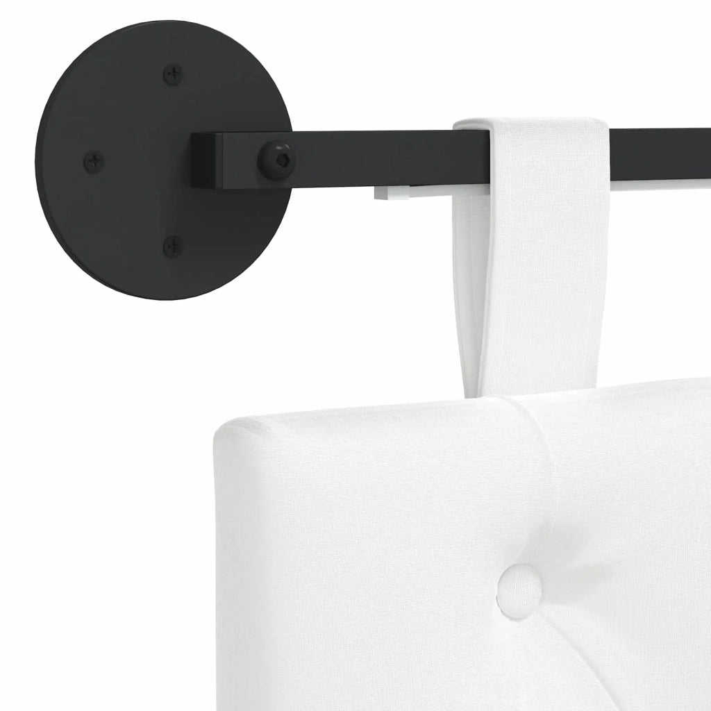 Testiera | Testata sospesa Con luce LED Bianco Tessuto