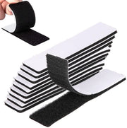 Nastro adesivo extra resistente, 10 pezzi, autoadesivo, doppio lato, impermeabile all'acqua, 3 x 10 cm, nastro di nylon duraturo, cintura di fissaggio