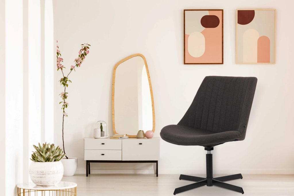 Sedia da Lounge Granby grigio scuro