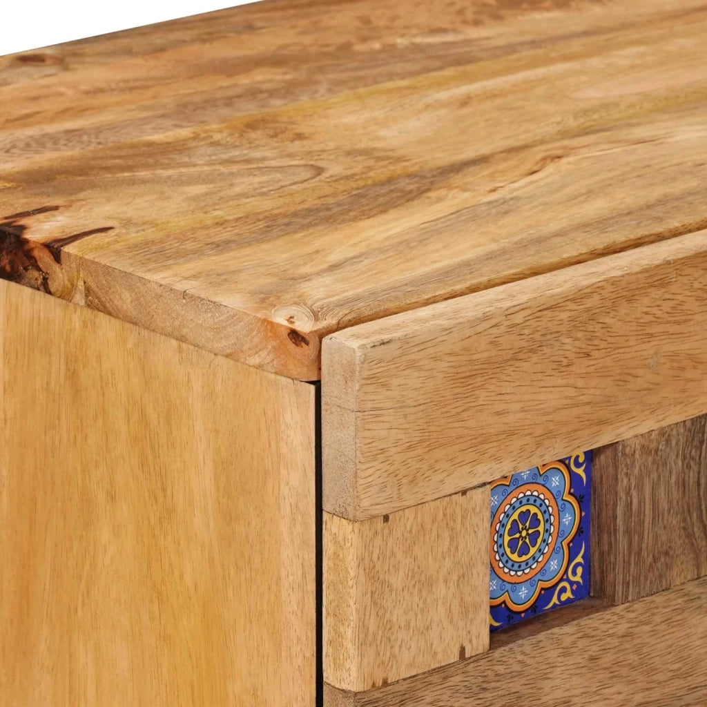 Armadio da Notte con cassetto Naturale 50 x 33 x 60 cm 4018271
