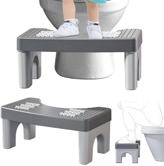 Toiletkruk per sedile per adulti, Toiletkruk con massaggio pedale, Toiletkruk per migliorare la postura, Aiuta con la costipazione, l'ematema e il sindrome del colon irritabile