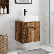 Mobile lavabo da parete Legno antico 49 x 41 x 63 cm 890590