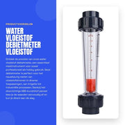 Debitometro a liquido - Flusso metrico a forma di tubo - Polimero ABS - 1-10 m³/H - 0,6 MPa - Alta precisione