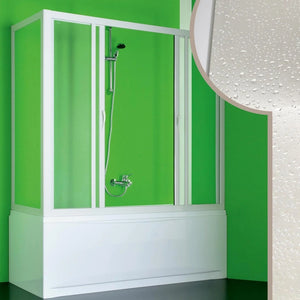 Box Doccia Sopravasca 75x180 CM in Acrilico mod. Plutone 2 con apertura centrale