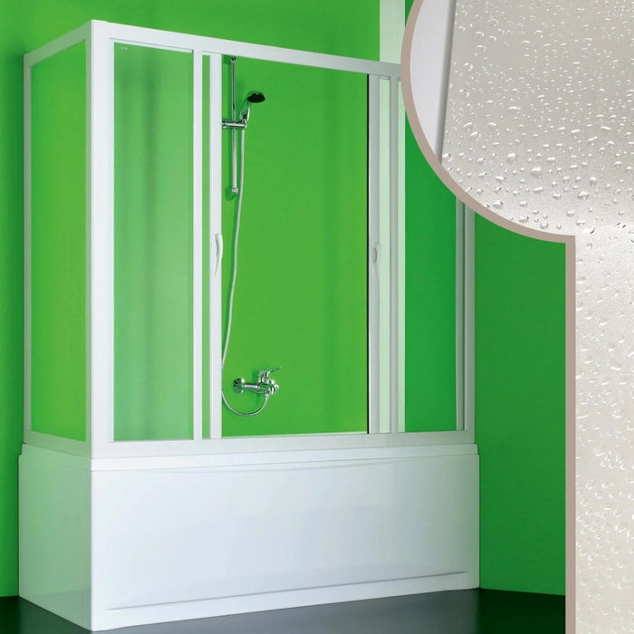 Box Doccia Sopravasca 75x180 CM in Acrilico mod. Plutone 2 con apertura centrale
