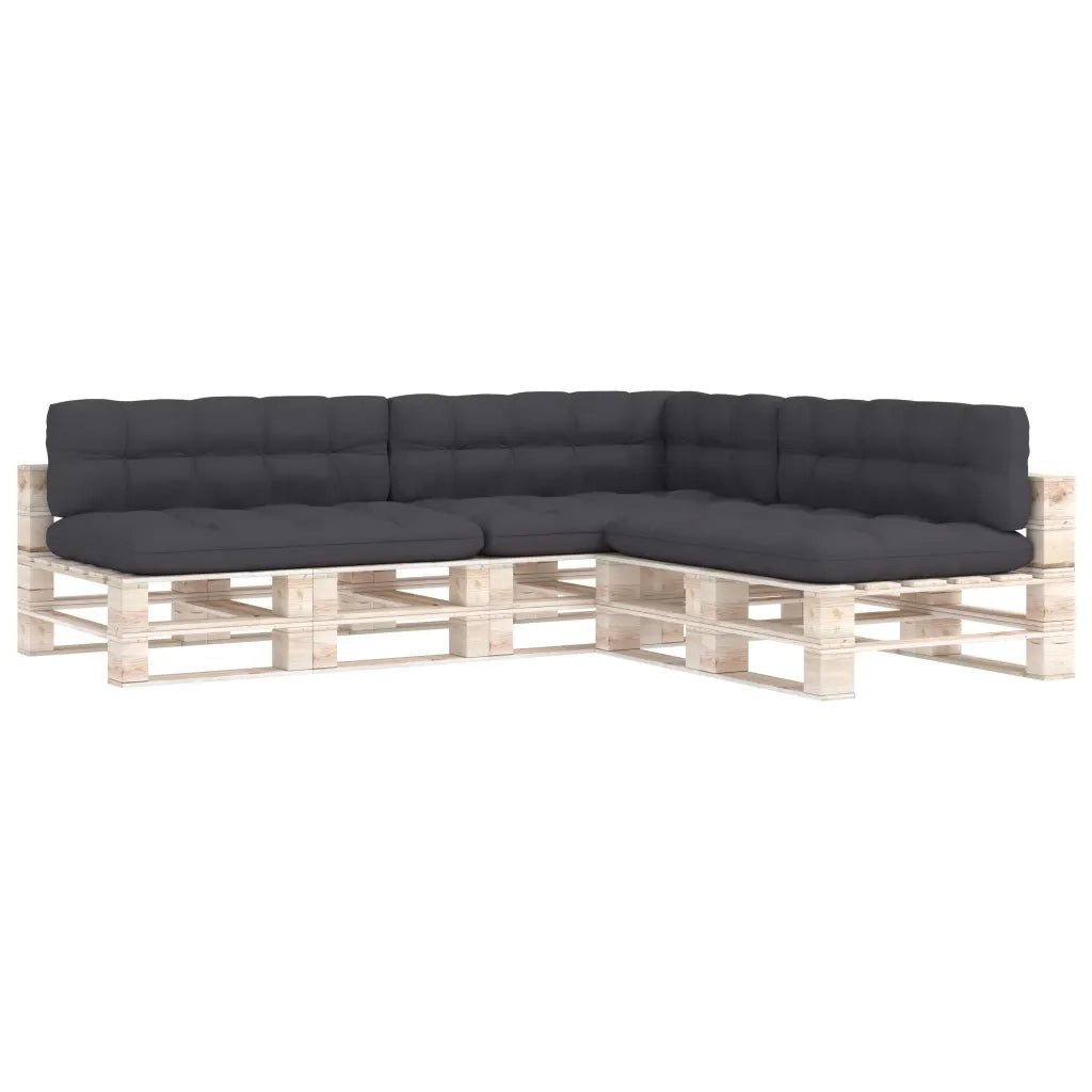 Cuscini per Divano su Pallet 7 pz Antracite 314588