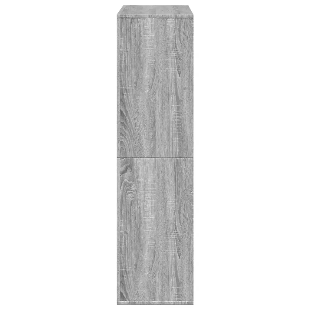 Libreria Grigio Sonoma 100x33x125,5 cm in Legno Multistrato 3309335