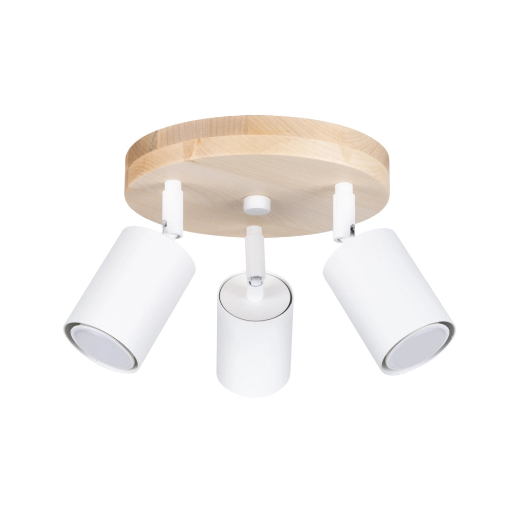 Plafoniera spot tubi 3 luci bianca GU10 Pure Lume JUNGLO