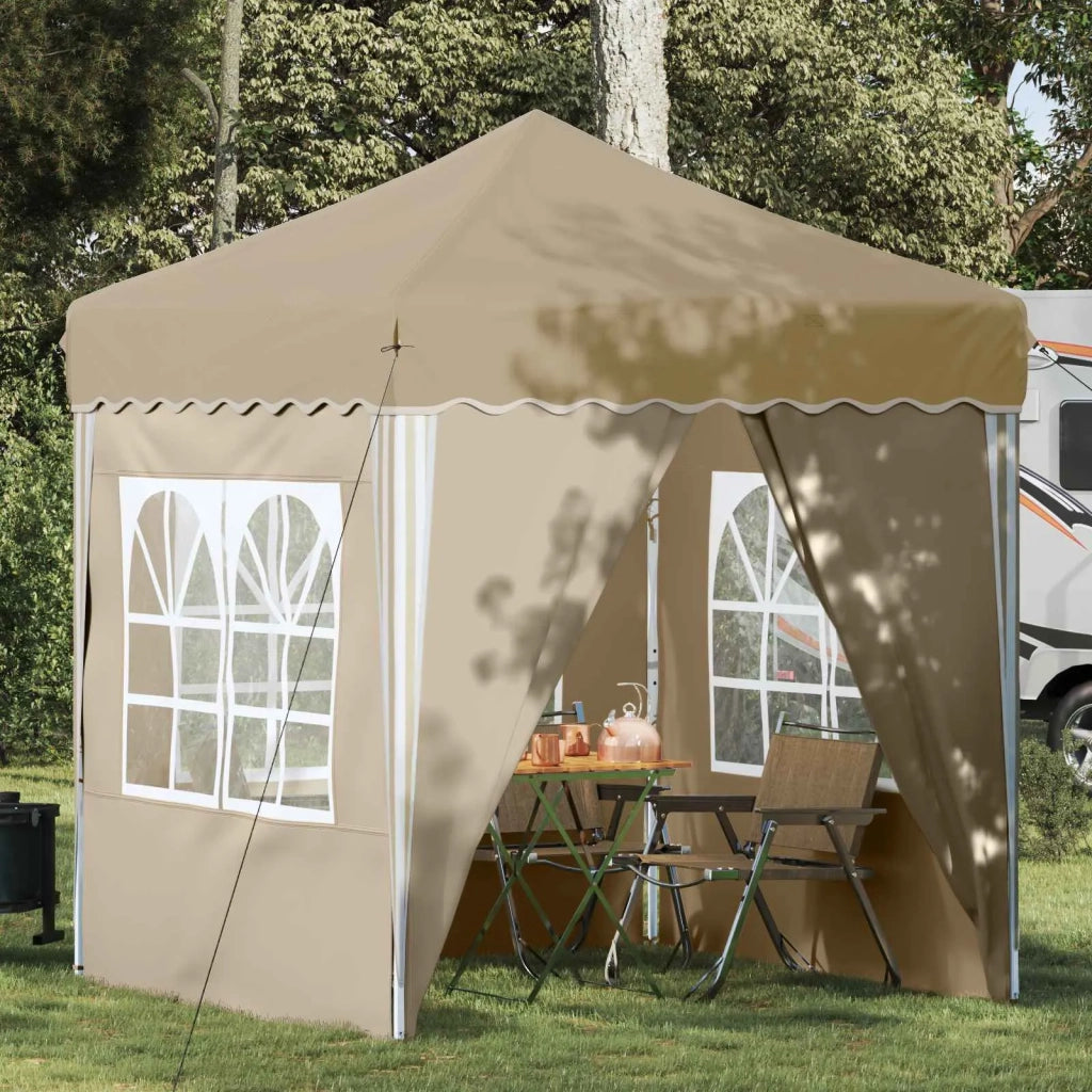 Tenda per feste a pop-up 195 x 195 x 245 cm Crema
