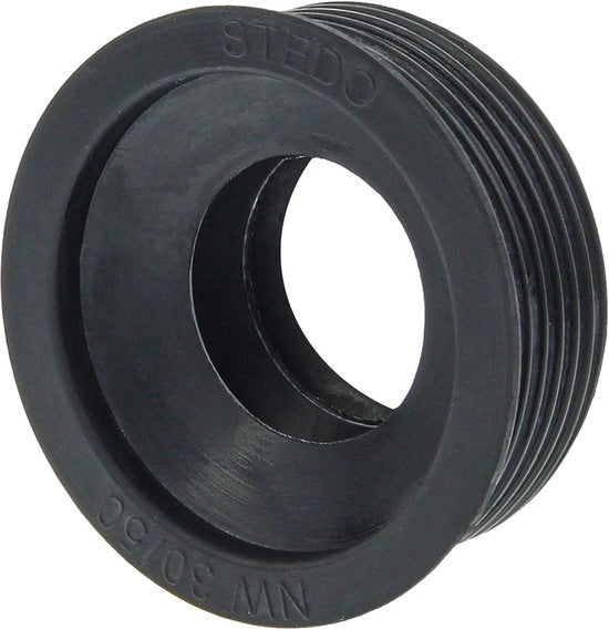 Sifon in gomma per tubo di scarico esterno Ø 50 mm x Ø 32 mm interno
