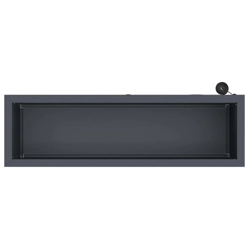 Fioriera da giardino con LED 2 pz Antracite 30 x 100 x 30 cm 8008117