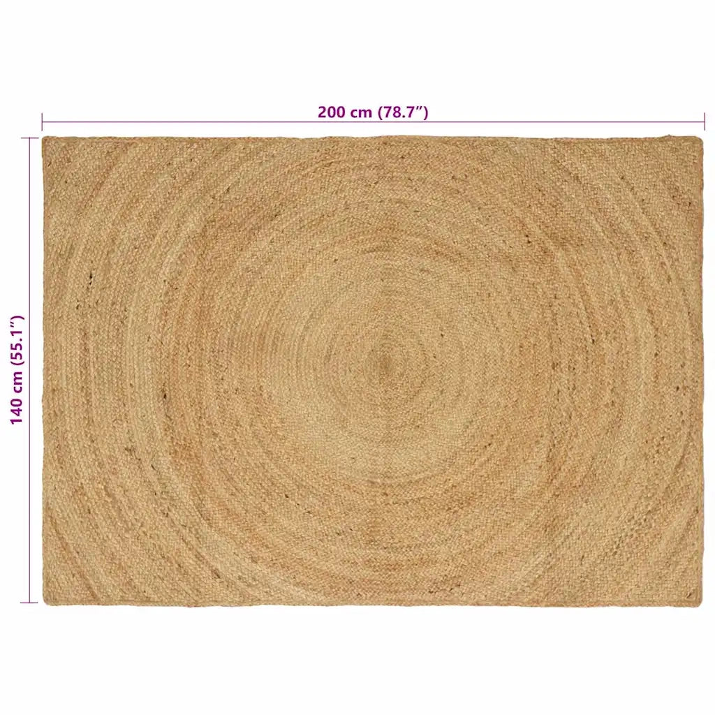 Tappeti per area Naturale 140 x 200 cm Juta 42010521