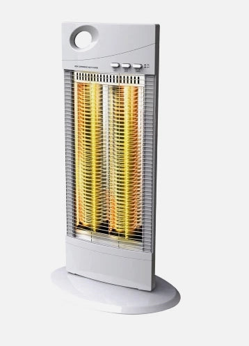 C-line nsb-c31 stufa termoconvettore al carbonio oscillante 500/1000w, sistema antiribaltamento