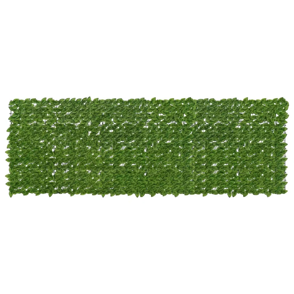 Schermo per balcone con foglie Verde e Giallo 300 x 100 cm 42040643