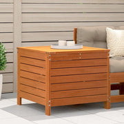 Sedia da giardino-Poggiapiedi Giardino Marrone Cera 62x63,5x53,5 cm Massello Pino