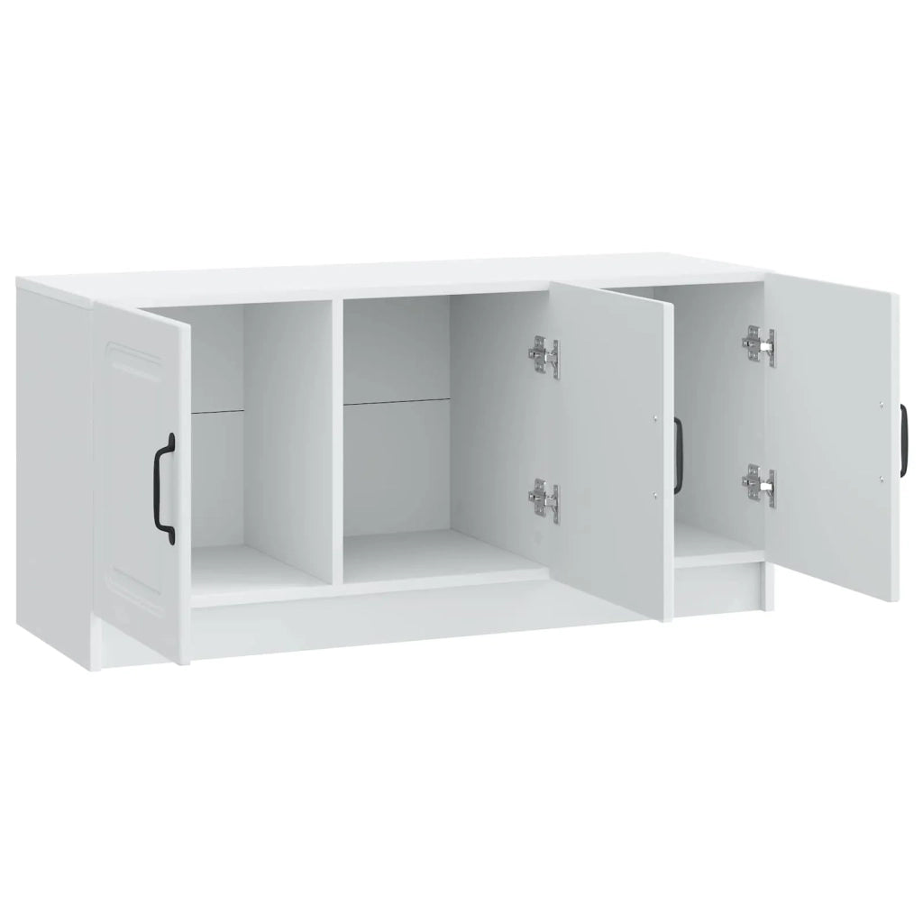 Mobile TV Bianco 99 x 34,5 x 47 cm Legno ingegnerizzato 895865