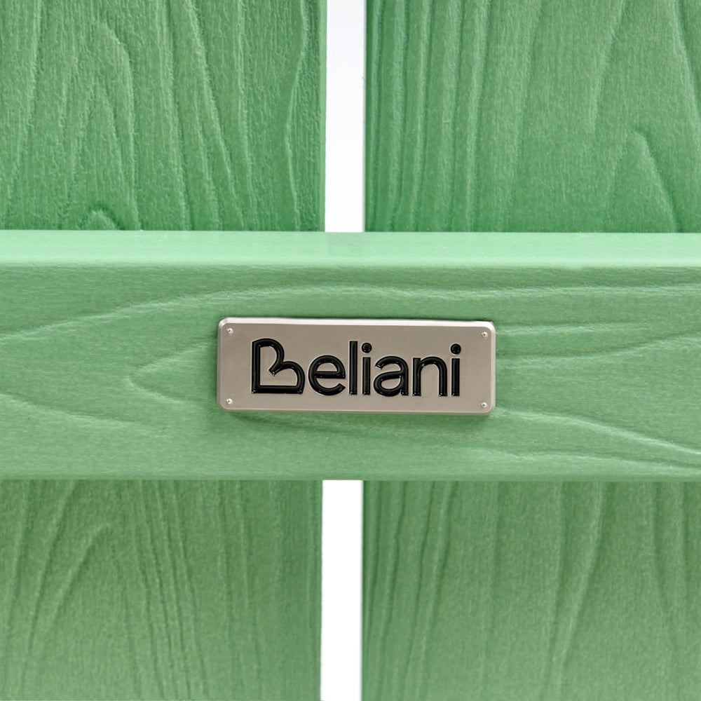 Panchina da giardino in legno plastico verde chiaro 2 posti Mobili da giardino tradizionali