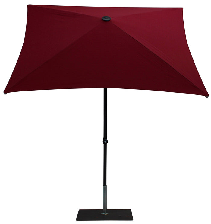 Ombrellone da Giardino 2x2 m Palo Ø38 mm in Alluminio Tessuto Olefin Trend Bordeaux