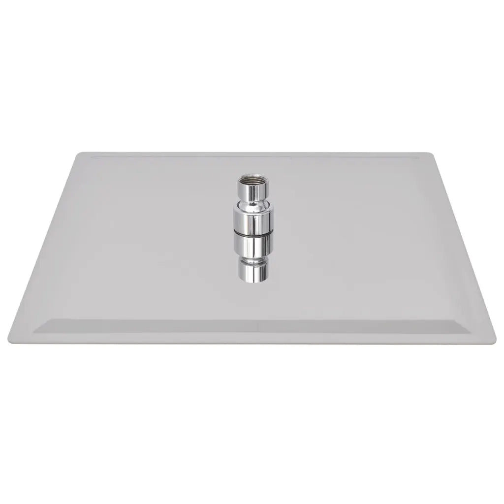 Soffione per Doccia a Pioggia 2 pz Acciaio Inossidabile 30x30cm 275941