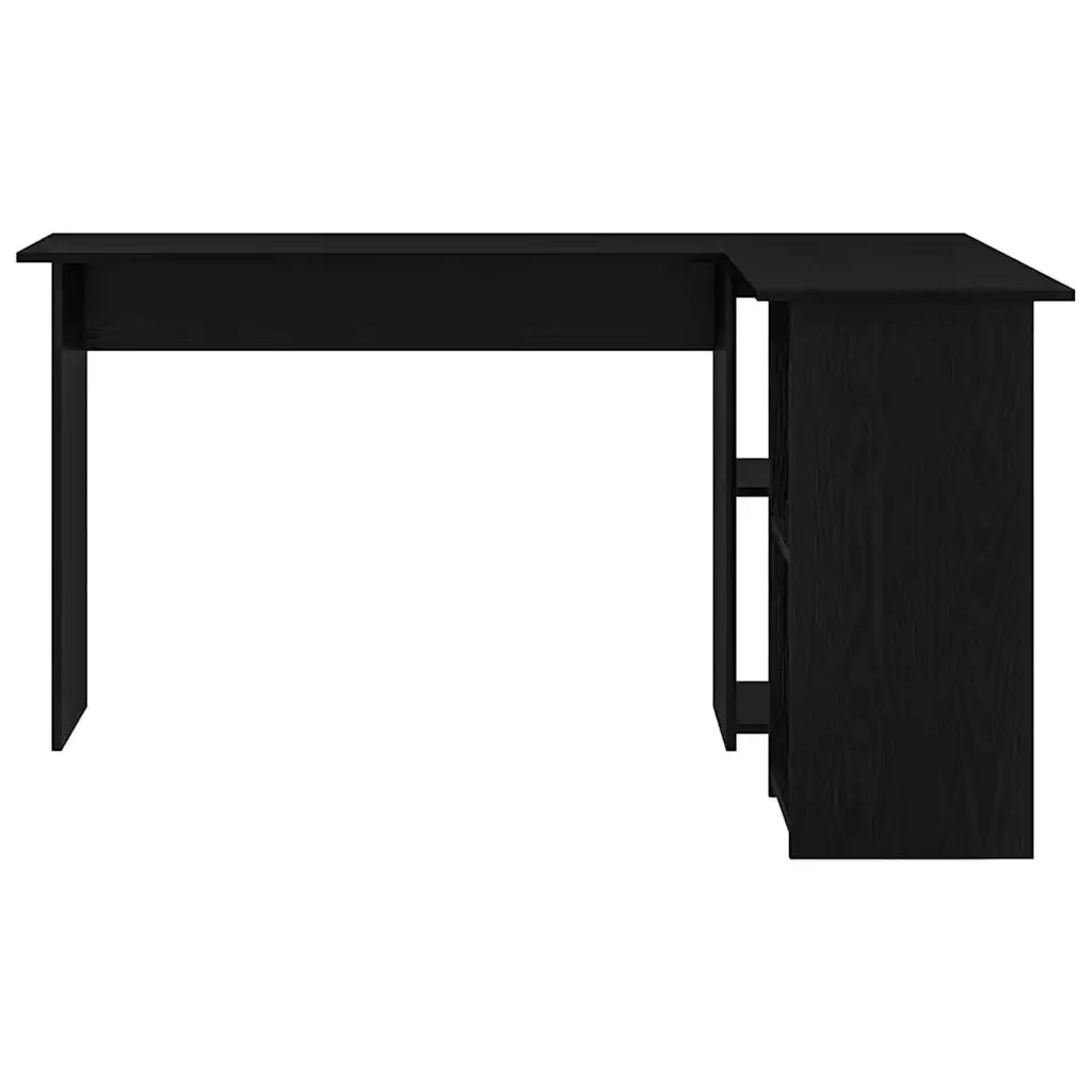 Scrivania Rovere Nero 142 x 102 x 73 cm Legno multistrato 869291