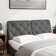 Cuscino Testiera Grigio Scuro 140 cm in Tessuto 4019220