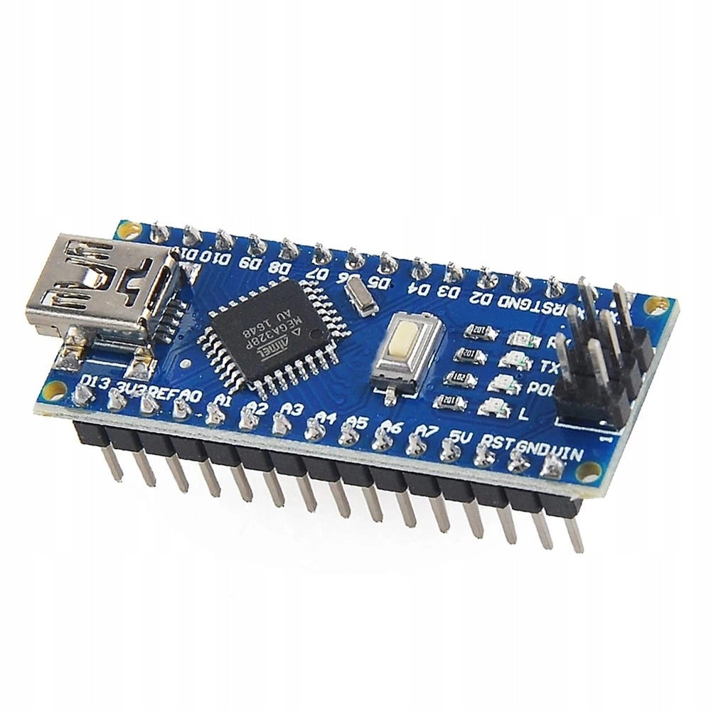 Modulo Nano 3.0 ATmega328 CH340 – Compatibile con Arduino | 5V, 32kB Flash, 16MHz | Progetti DIY e Programmazione Facile