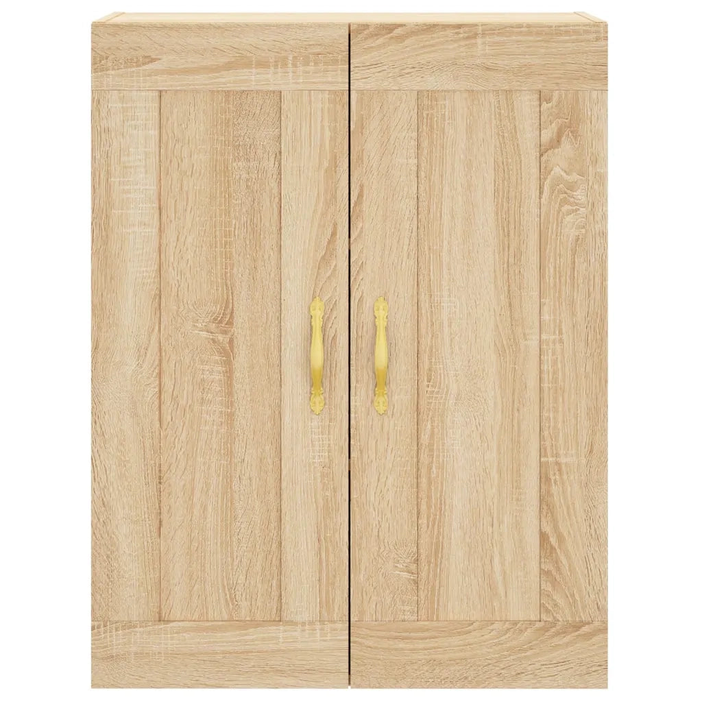Armadietti a Parete 2 pz Rovere Sonoma in Legno Multistrato 3198052