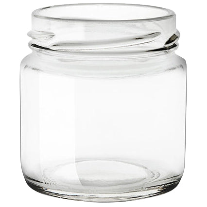 BARATTOLO IN VETRO  106 CC BOCCA D 53 MM- 35,0 pz