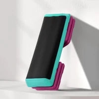 Stepper per Aerobica Antiscivolo e Regolabile su 3 Livelli, in Plastica e PP, 110x40x20 cm, Multicolore