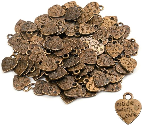 200 pezzi di antichi campanelli di metallo per decorazioni e progetti DIY