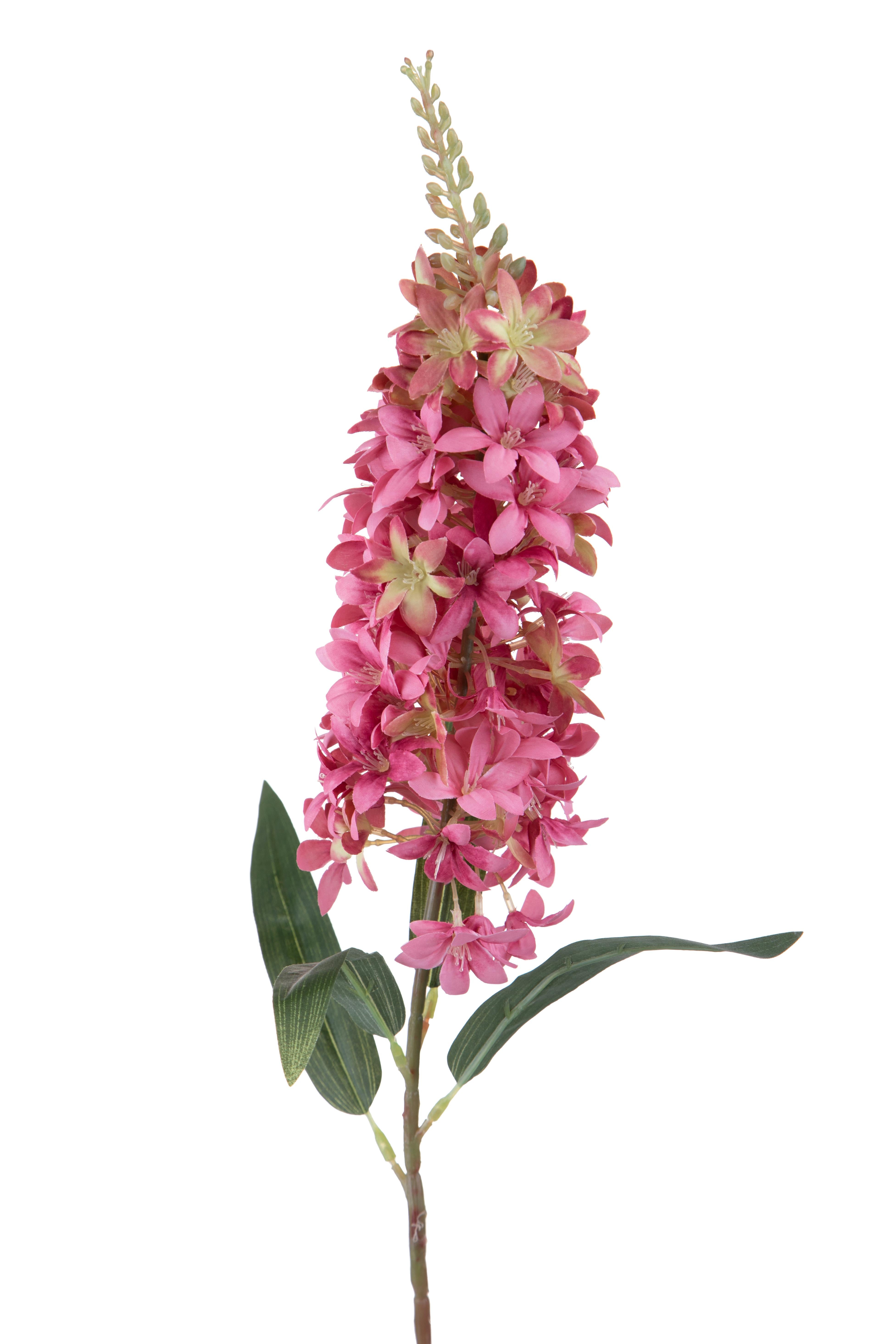 Set 4 Fiori Artificiali di Violacciocca H 95 cm