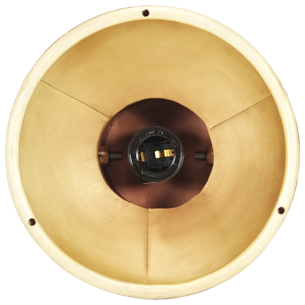 Lampada a Sospensione Industriale 25 W Ottone Rotonda 19 cm E27 CFW8379515