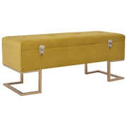 Panca panca con vano portaoggetti 105 cm velluto senape 02_0021244